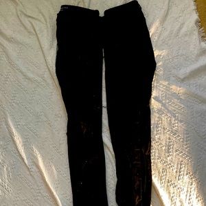 Two pairs of black Empire skinny jeans